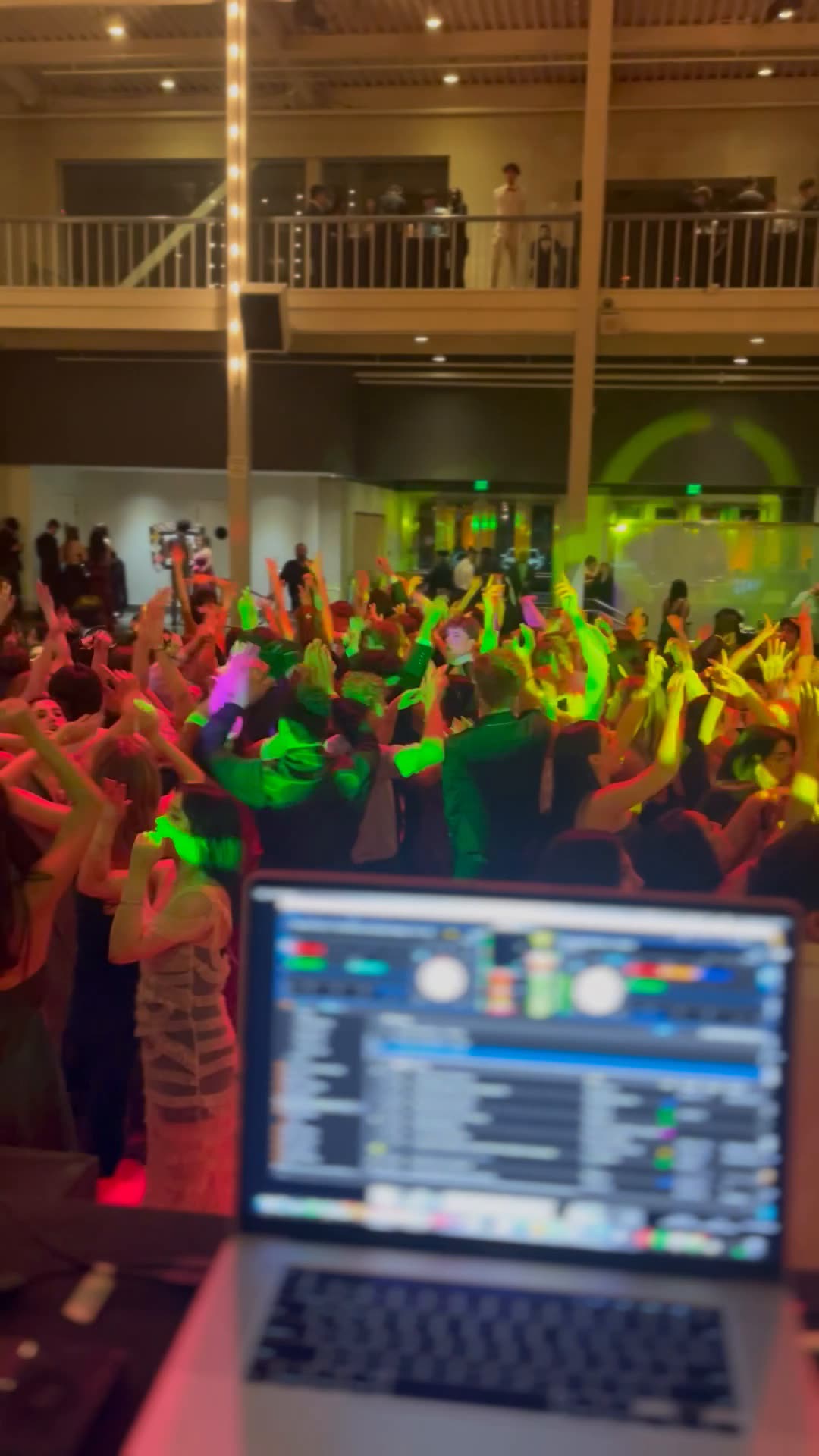 DJ Nessa performing at wedding reception